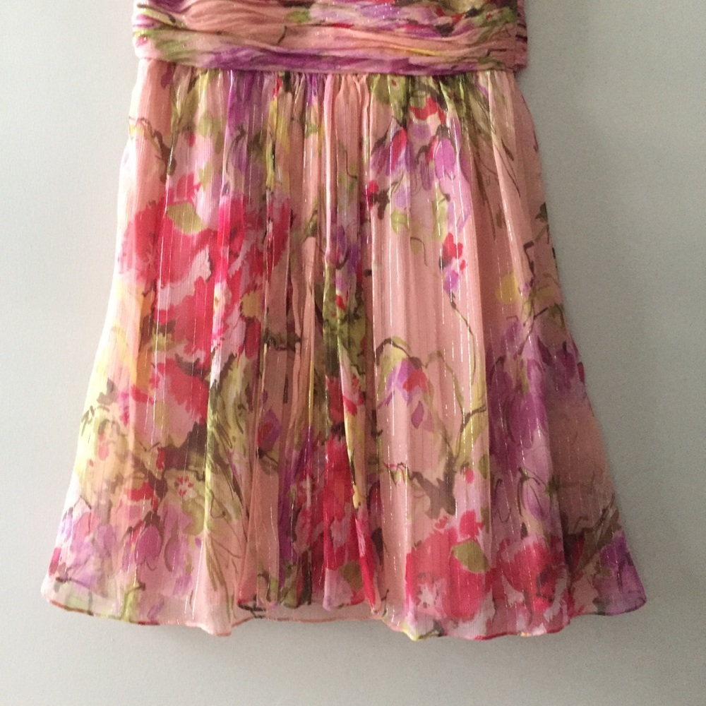 NWT OC Oleg Cassini Dress Size 14 Pink Purple - Picture 3 of 8